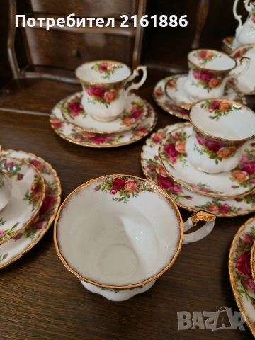 Royal Albert - 9 тройни сета, снимка 3 - Сервизи - 54039261