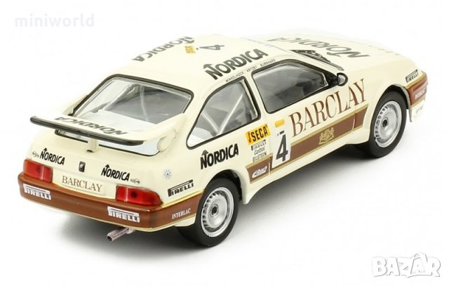 Ford Sierra RS Cosworth #4 Wolf Racing Barclay WTCC 24h Spa - мащаб 1:43 на IXO моделът е нов в PVC , снимка 3 - Колекции - 29677326