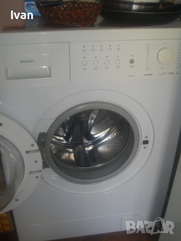 ЗА ЧАСТИ/ЗА РЕМОНТ-1000 об/мин-6,0 кг-Автоматична Пералня-EXGUISIT WM6810-Почти Нова-Работеща, снимка 2 - Перални - 37911052