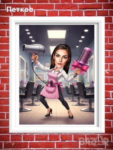 Дигитална карикатура-шарж по снимка за рожден ден, юбилей, имен ден или друг повод, снимка 4 - Картини - 54099211