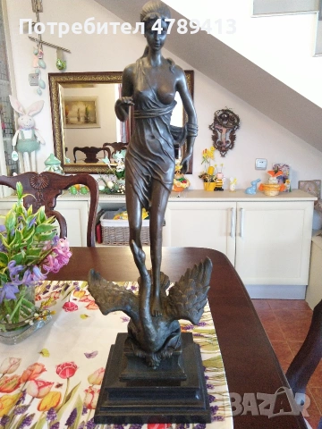 Бронзова статуетка, снимка 2 - Колекции - 54175075