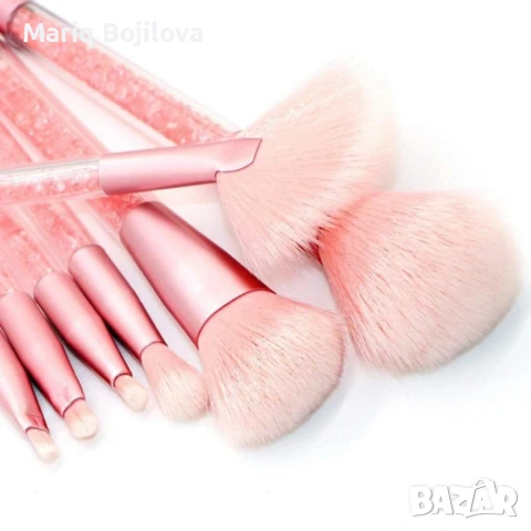 Четки за грим с кристални дръжки - 7 броя HZS86, снимка 16 - Козметика за лице - 47729293