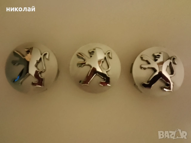 Капачки за джанти Пежо, снимка 3 - Гуми и джанти - 54183978