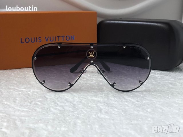 Louis Vuitton 2023 висок клас мъжки слънчеви очила маска, снимка 3 - Слънчеви и диоптрични очила - 38938086