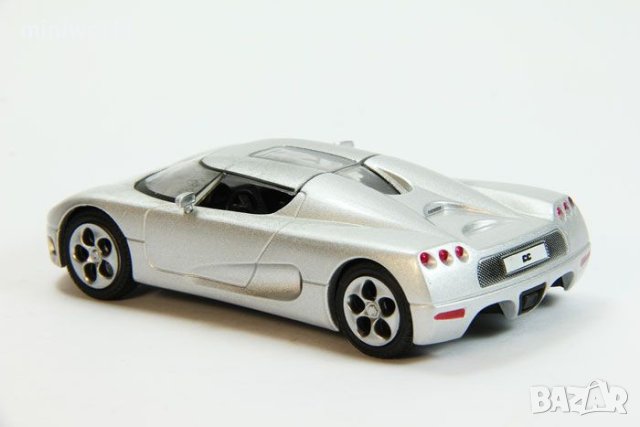 Koenigsegg CC 8S 2002 - мащаб 1:43 на DeAgostini моделът е нов в блистер, снимка 3 - Колекции - 44434458