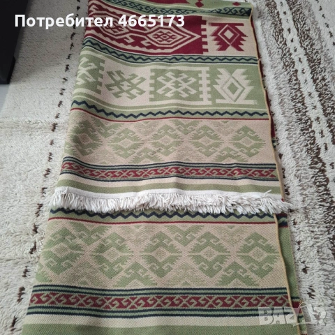 Килим с ресни / двулицев , снимка 9 - Килими - 54110890