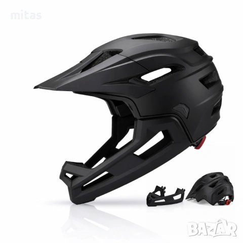 Кросова каска MARTAR, Full Face, ЕN Сертифицирана, Модулна, Тегло: 570g, Размер: M/L