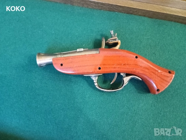 Газова Метална Запалка ,Стар Пищов , снимка 2 - Колекции - 51952744