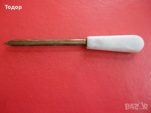 Немски позлатен нож за писма , снимка 7 - Ножове - 53023577