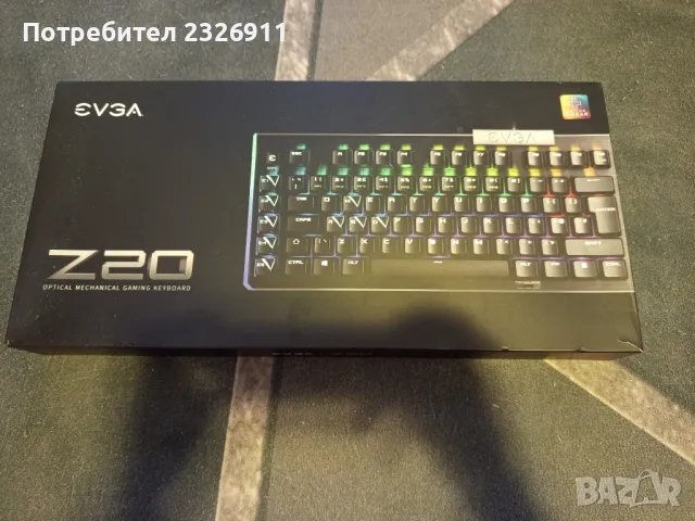 Клавиатура EVGA Z20, снимка 1 - Клавиатури и мишки - 48945802