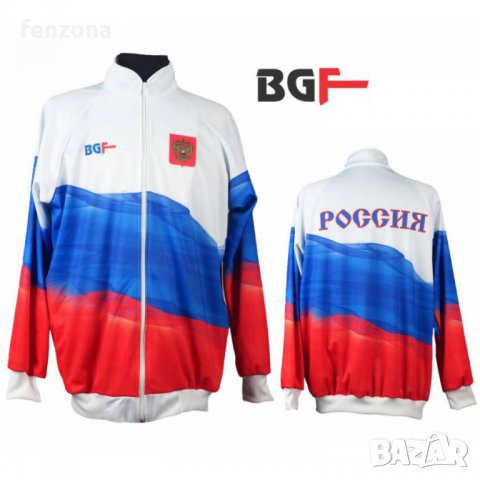 Суичър Русия, снимка 1 - Спортни дрехи, екипи - 23542172