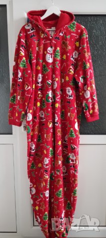 Коледна пижама гащеризон размер ХЛ - 2ХЛ, снимка 6 - Други - 44399817