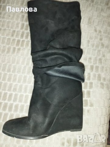 Ботуши с платформи набук