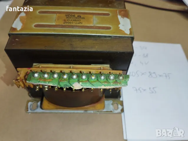 Трансформатор 2*35 ~450VA, снимка 2 - Друга електроника - 46468652