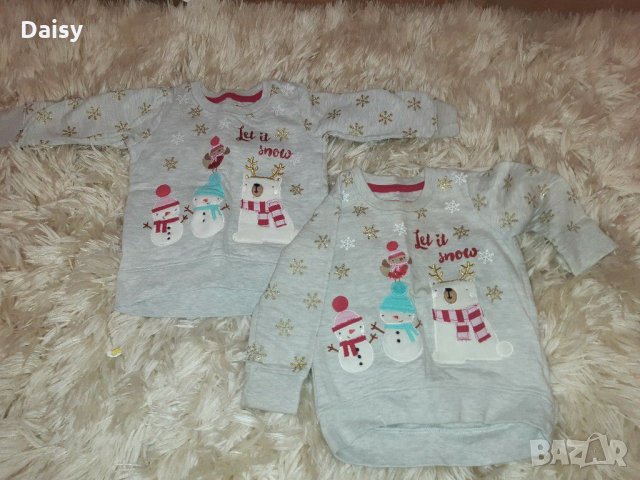 Коледни дрехи, снимка 6 - Детски Блузи и туники - 30659646
