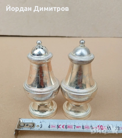 посребрени солници, снимка 3 - Антикварни и старинни предмети - 54001534