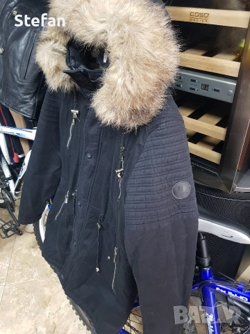 мъжко палто на Пух, снимка 3 - Палта - 52873946