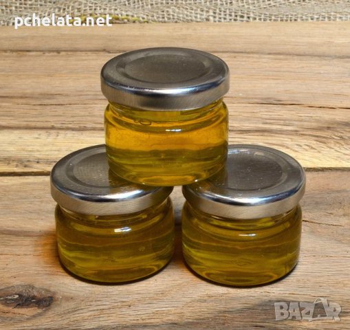 Бурканчета с натурален горски пчелен мед за гости на сватба и кръщене, снимка 1 - Пчелни продукти - 38926973