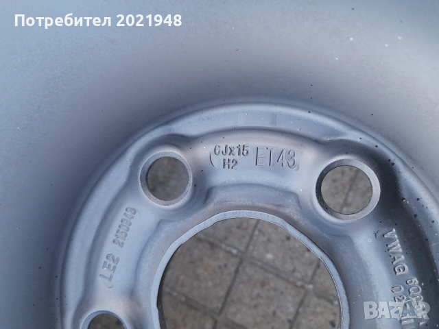 Продава джанти 15 цола за VW,Skoda,Audi,Seat, снимка 7 - Гуми и джанти - 53878809