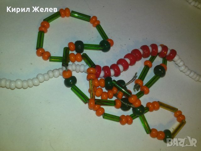 3 ГЕРДАНЧЕТА СТАРИННИ Лот МЪНИСТА 9195, снимка 4 - Колиета, медальони, синджири - 29825548