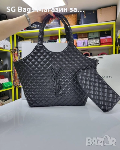 Ysl yves saint laurent дамска чанта луксозна чанта код 06, снимка 6 - Чанти - 51660949