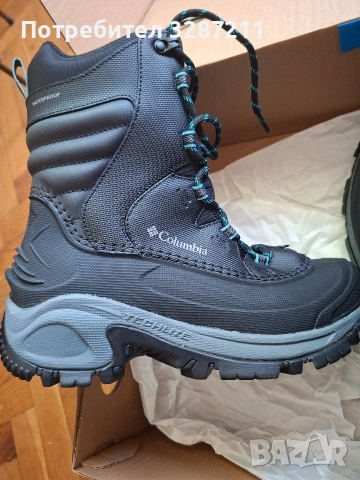 Дамски зимни обувки Columbia Bugaboot III - black/pacific rim, снимка 9 - Други спортове - 54299340
