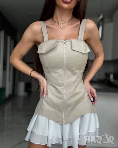 Рокля в различни цветове , снимка 2 - Рокли - 50874668