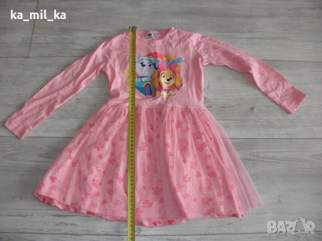 Детска рокля-розова-нова