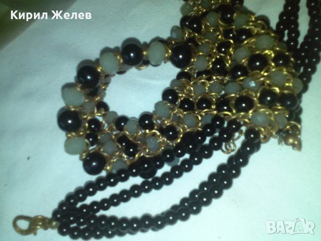 ПОЗЛАТЕНО СТАРО МЪНИСТЕНО АРТ ДЕКО РЕТРО КОЛИЕ ОГЪРЛИЦА 2140, снимка 5 - Колиета, медальони, синджири - 29624542