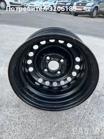 Железна джанта 13 цола 4х100 за Опел, снимка 3 - Гуми и джанти - 42909961