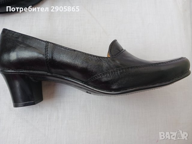 Нови кожени български обувки, снимка 7 - Дамски обувки на ток - 42299755