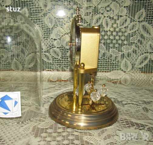 Настолен часовник Hermle с въртящи се кристални сфери, снимка 8 - Антикварни и старинни предмети - 54211045