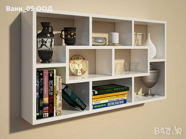 Голяма стенна етажерка-ТОП ЦЕНА!, снимка 4 - Етажерки - 31485001
