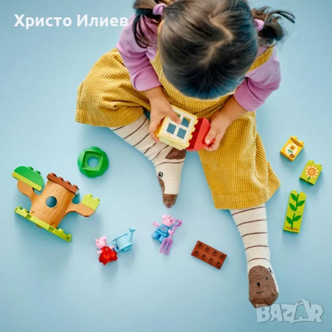 LEGO Duplo - Градината и дървесната къща на Пепа 10431, снимка 9 - Конструктори - 51030528