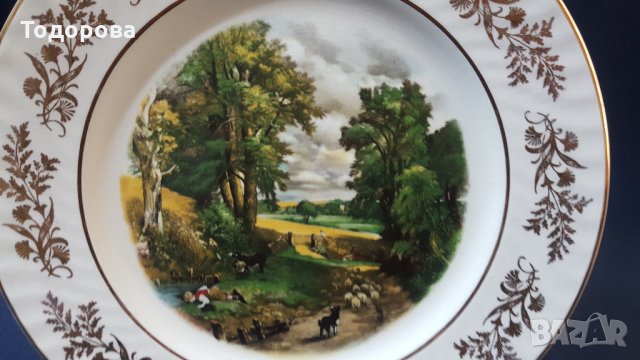 Лот от три броя порцеланови дизайнерски чинии, снимка 8 - Антикварни и старинни предмети - 31887716