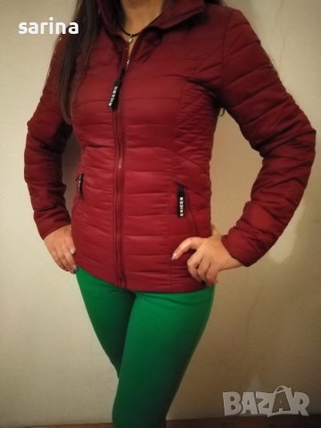 Червено яке, снимка 2 - Якета - 42896193