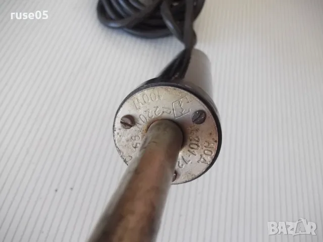 Поялник "14201-72 - 100 W" от соца работещ, снимка 7 - Поялници и запояване - 50102184