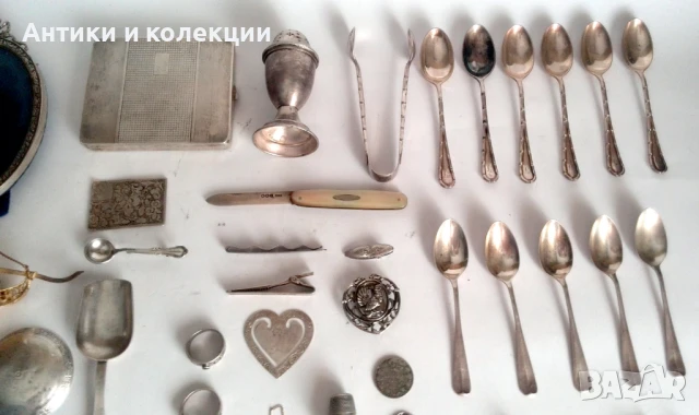 Стари сребърни и посребрени предмети по договаряне, снимка 3 - Антикварни и старинни предмети - 51262341