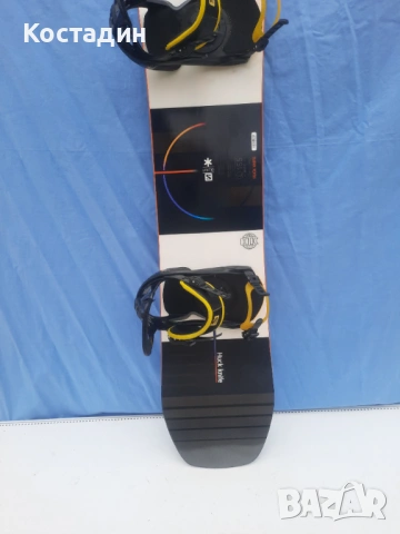 Сноуборд 155см. Salomon Huck Knife RTL Wide с автомати, снимка 2 - Зимни спортове - 53205887