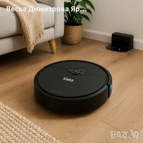 Прахосмукачка робот с моп Voltz, 3 в 1, 2000PA, 4400mAh, до 200 кв. м., Wi-Fi, снимка 3 - Прахосмукачки - 50100168