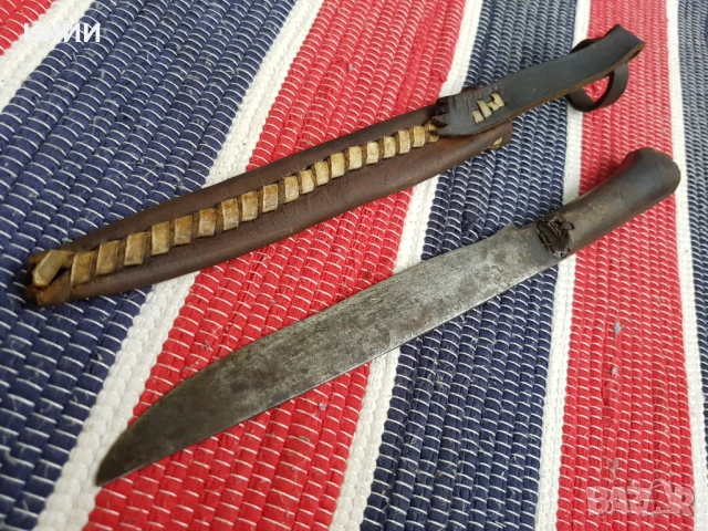 Овчарски нож кама , снимка 3 - Антикварни и старинни предмети - 53907329