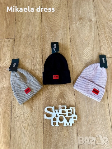 Топла зимна шапка Hugo Boss.Нова с етикет, снимка 5 - Шапки - 52314065