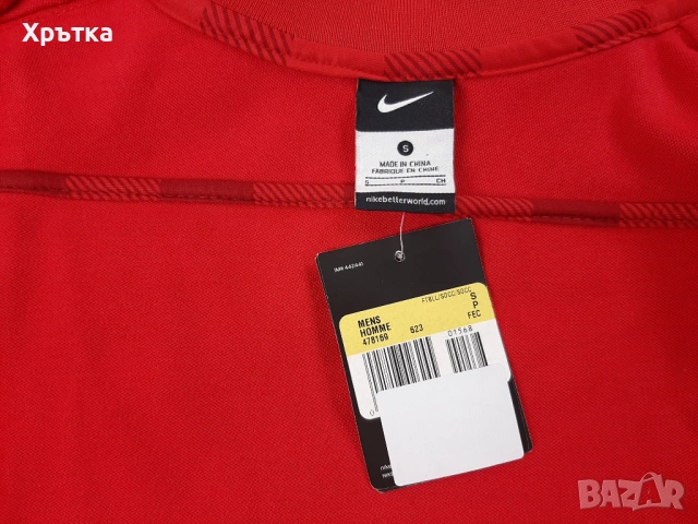 Nike Manchester United - Оригинално мъжко горнище размер S, снимка 10 - Спортни дрехи, екипи - 53927657
