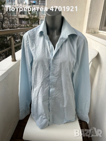 Мъжка синя риза Verri, снимка 12 - Ризи - 53136901