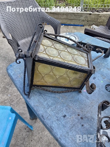 Фенери от ковано желязо , снимка 2 - Антикварни и старинни предмети - 53829902