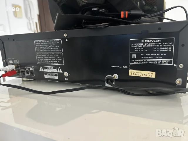 Ретро Дек Pioneer CT-S440S Двуглав касетен дек , снимка 5 - Декове - 56259009