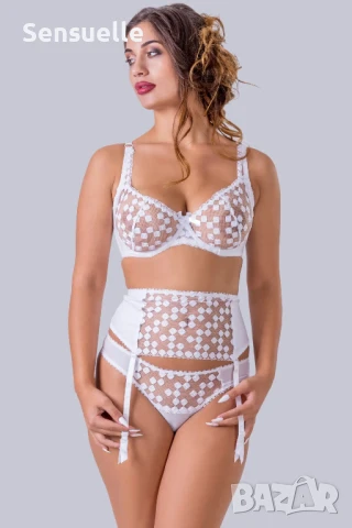 Дамски Soft сутиен в бял цвят JS001, снимка 1