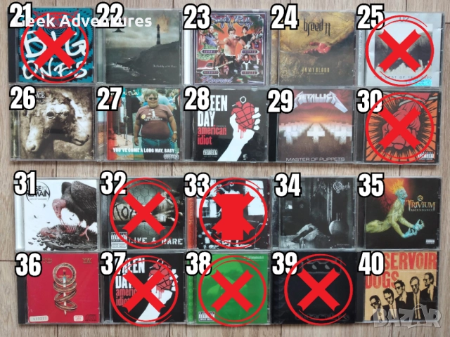 Rock/Punk Metal Music Albums CDs Оригинални Рок Пънк Музикални Дискове, снимка 3 - CD дискове - 46680866