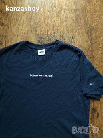 Tommy Hilfiger T-Shirt blue - страхотна дамска тениска, снимка 4 - Тениски - 40738624