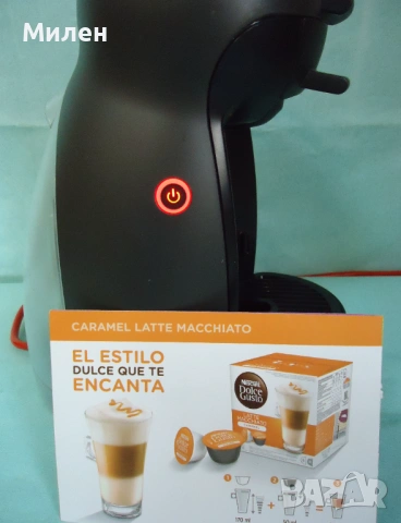 Кафемашина с гаранция 1 година NESCAFÉ® Dolce Gusto Krups Piccolo.BG за капсули Долче густо Крупс, снимка 5 - Кафемашини - 54057785